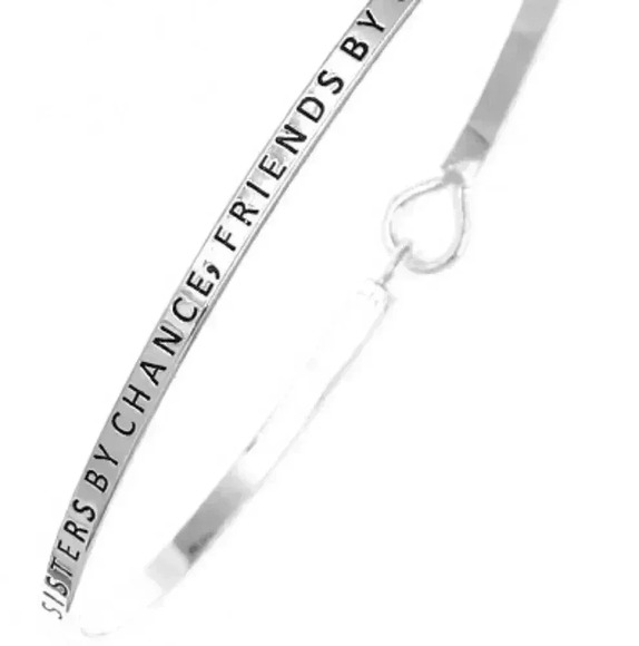 Sisters By‎ Chance, Friends By Choice Bracelet - Picture 1 of 1